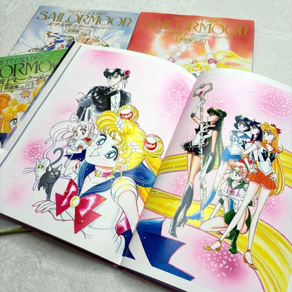 Sailor Moon Original Picture Art Book illustration Set of vol 1-4 Naoko Takeuchi