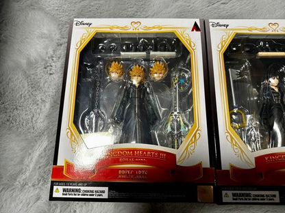 Disney Kingdom Hearts Bring Arts Xion Roxas Axel Figure 3Types Set SQUARE ENIX