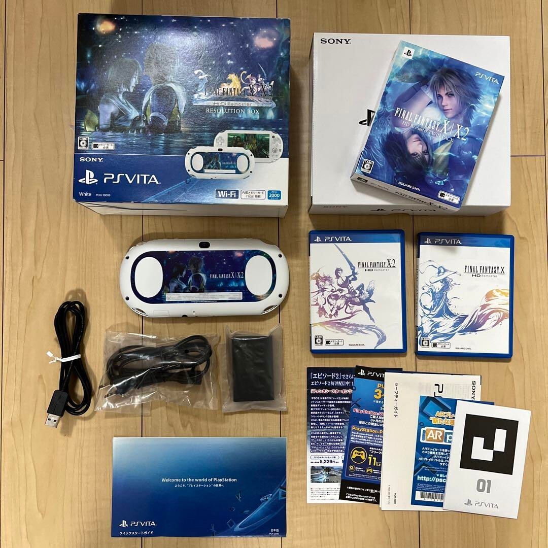 PlayStation Vita FINAL FANTASY X-X2 HD Remaster RESOLUTION BOX SONY Wi-Fi Model - photo 2