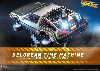 Back To The Future II DeLorean MMS636 Time Machine Figure Hobby Hot Toys 2023