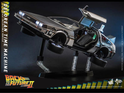 Back To The Future II DeLorean MMS636 Time Machine Figure Hobby Hot Toys 2023