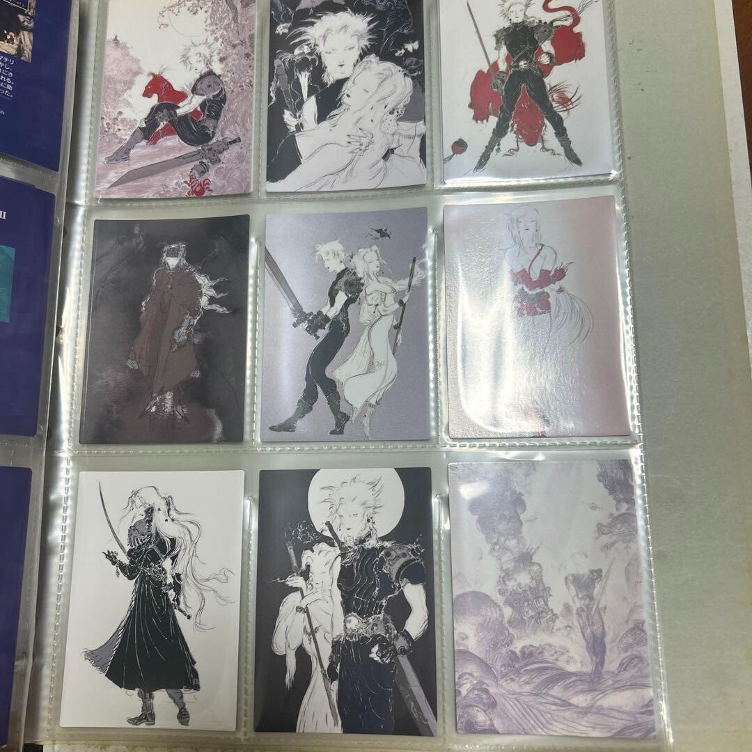 Final Fantasy VII Carddass Masters Complete Set of 140 Cards with Binder Bandai