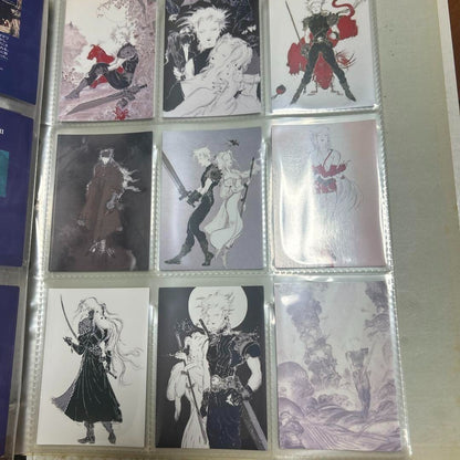 Final Fantasy VII Carddass Masters Complete Set of 140 Cards with Binder Bandai