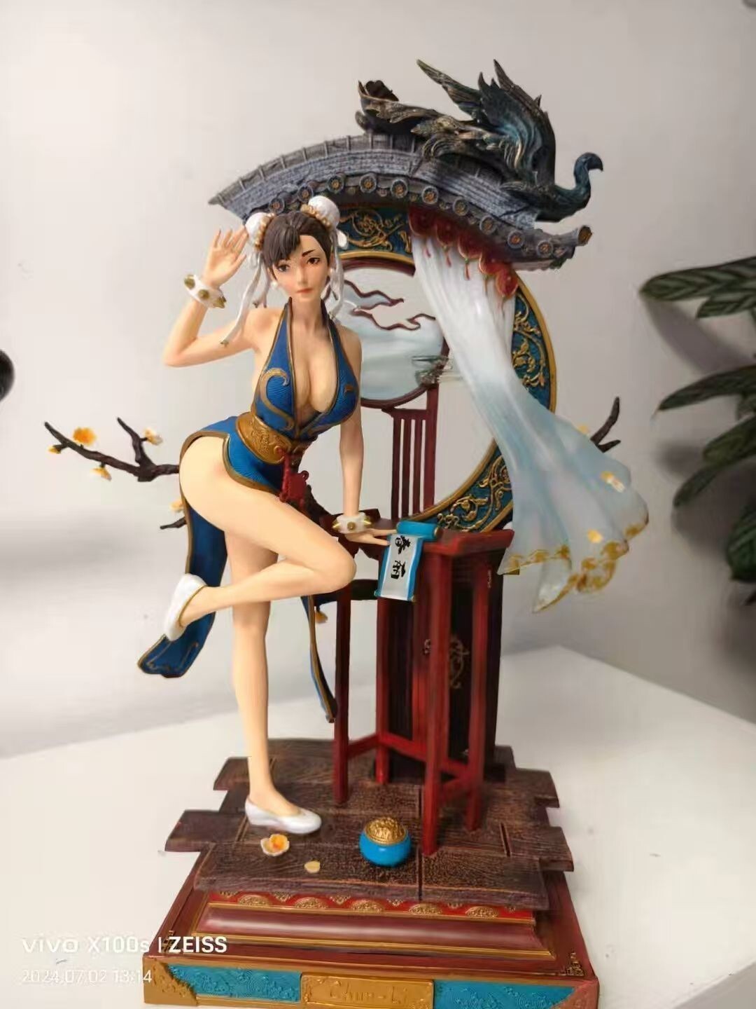 Figurine Street Fighter Chun-Li échelle 1/4 CAPCOM jeu de combat Beautiful Gi...
