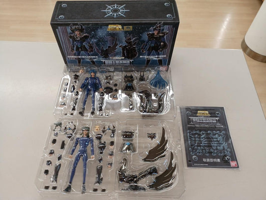 Saint Seiya Myth Cloth Black Swan &amp; Black Dragon Action Figure Animation Bandai
