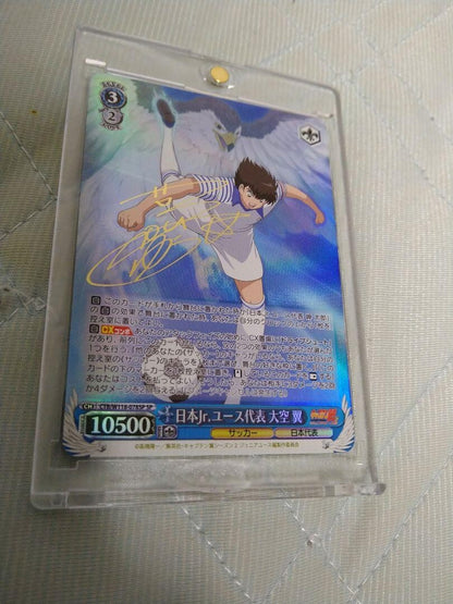 Weiss Schwarz Captain Tsubasa Ozora Tsubasa CTB/W118-078SP Signed Bushiroad