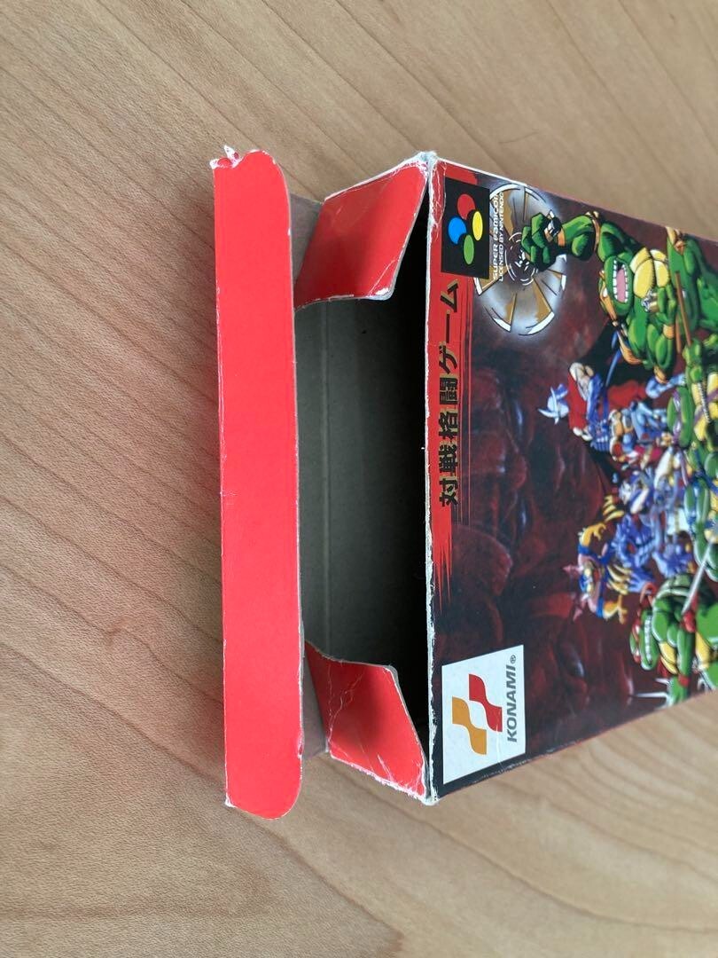 Teenage Mutant Ninja Turtles Tournament Fighters Super Famicom 1993 Game Konami