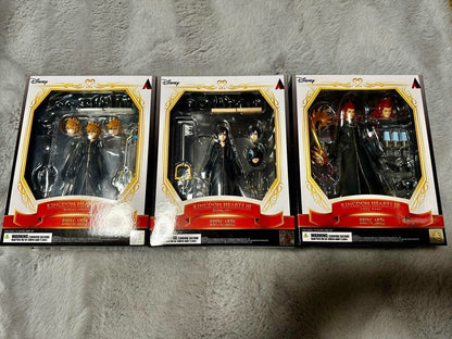 Disney Kingdom Hearts Bring Arts Xion Roxas Axel Figure 3Types Set SQUARE ENIX