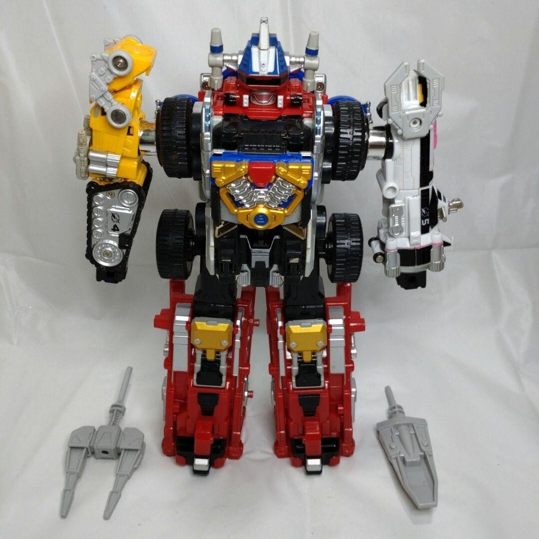 Power Rangers Gougou sentai Boukenjya DX Ultimate Daiboukenn Set Megazord Bandai - photo 6