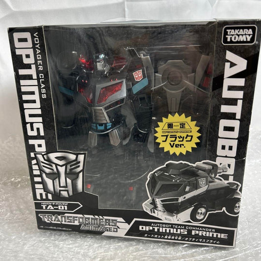 TA-01 Optimus Prime Black Ver. Transformers Animated Event Limited Takara Tomy