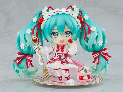 Hatsune Miku Nendoroid Figure &amp; Acryl Stand Strawberry dress 15th Anniversary - photo 10