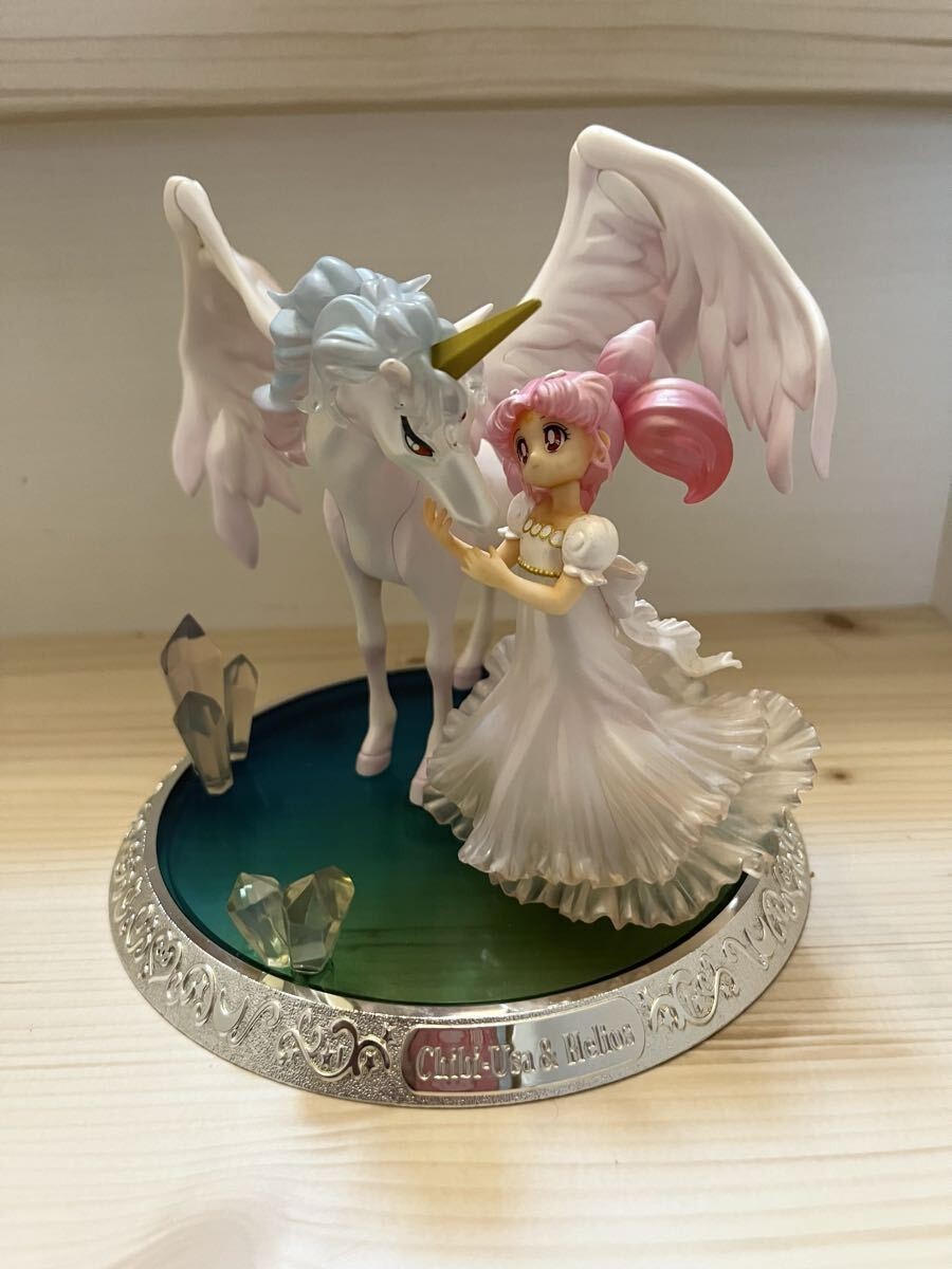 Figuarts Zero Chouette Sailor Moon Chibi Usa and Helios Figure Toy 2016 BANDAI