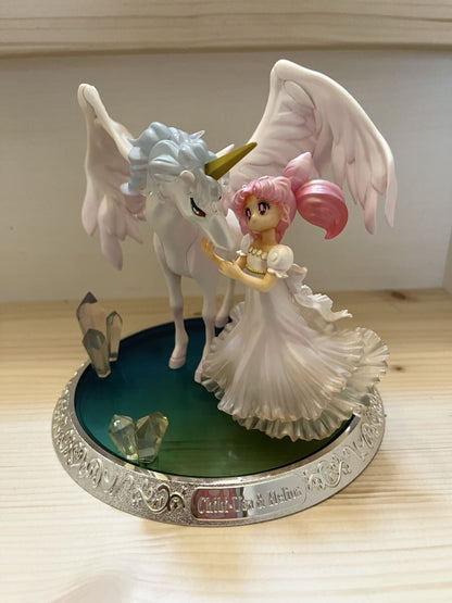 Figuarts Zero Chouette Sailor Moon Chibi Usa and Helios Figure Toy 2016 BANDAI