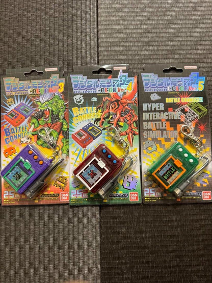 Digimon Color Black Purple Red Green Digimon Color 1 2 3 4 5 full Set BANDAI