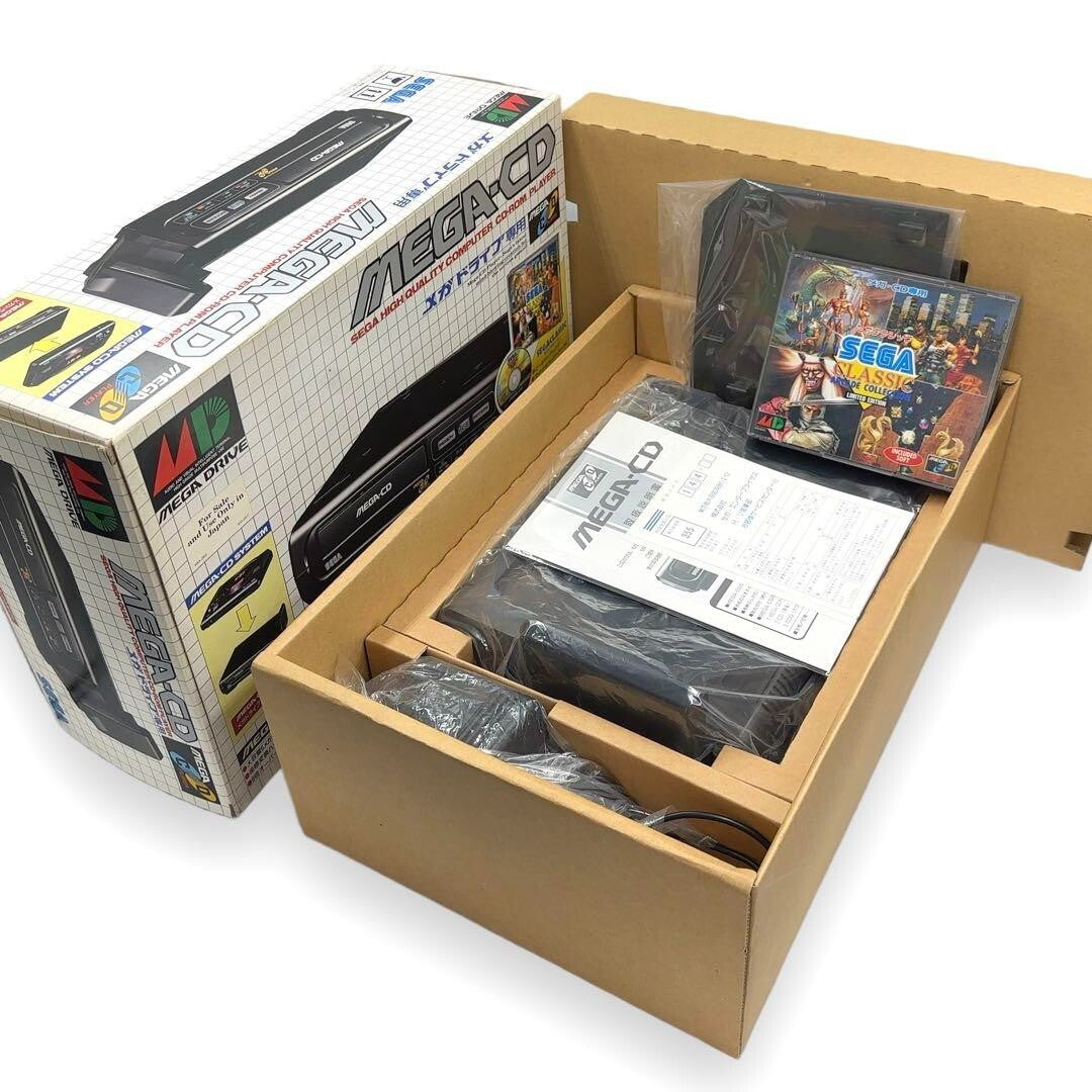 Mega CD Peripheriegerät für Mega Drive Videospielkonsolen HAA-2910 SEGA
