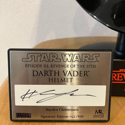 Star Wars Revenge of The Sith Episode III Darth Vader Helmet Signature Edition