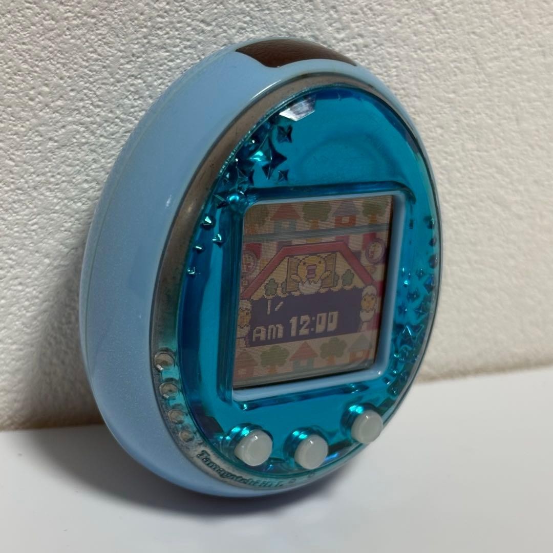Tamagotchi iD L Version Blue Color BANDAI Limited idl Digital Pet Japanese Game - photo 4