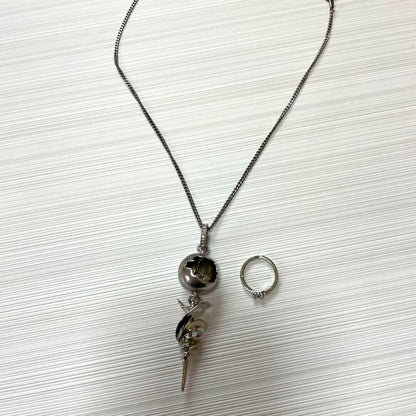 Final Fantasy XIII Engage Pendant Serah Farron Silver  Necklace 2019 Square Enix