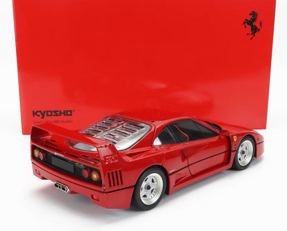 Original 1/18 Ferrari F40 KS08416R Miniature Super Car Toy Hobby 2023 Kyosho