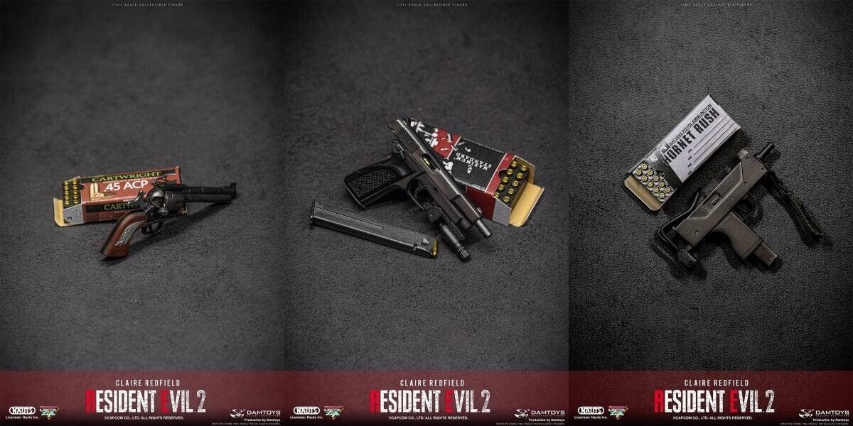 Resident Evil RE:2 Claire Redfield Note DAMTOYS 1/6 Action Figure da collezione - photo 12
