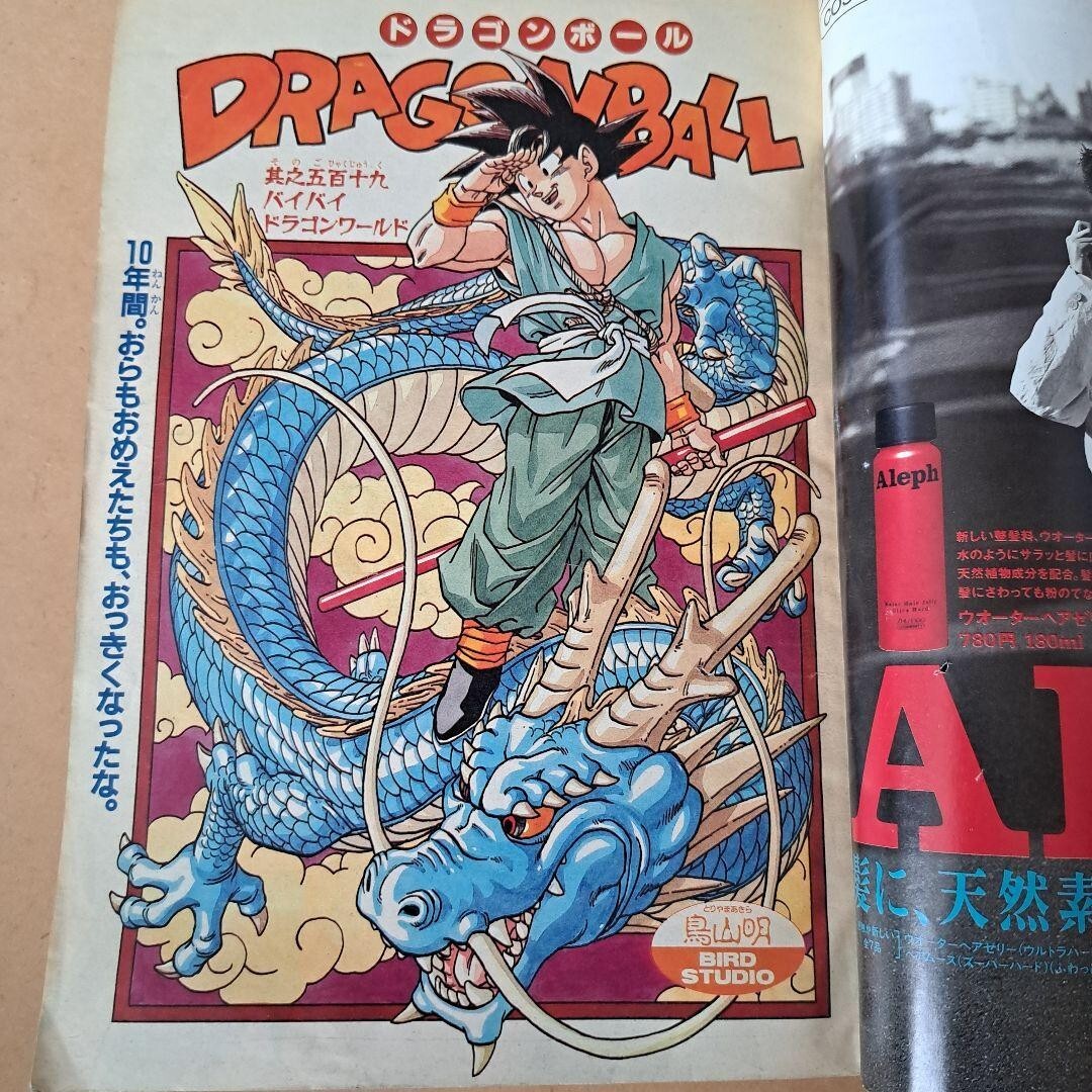Weekly Shonen Jump 1995 Issue 25 Dragon Ball Final Episode Akira Toriyama Manga