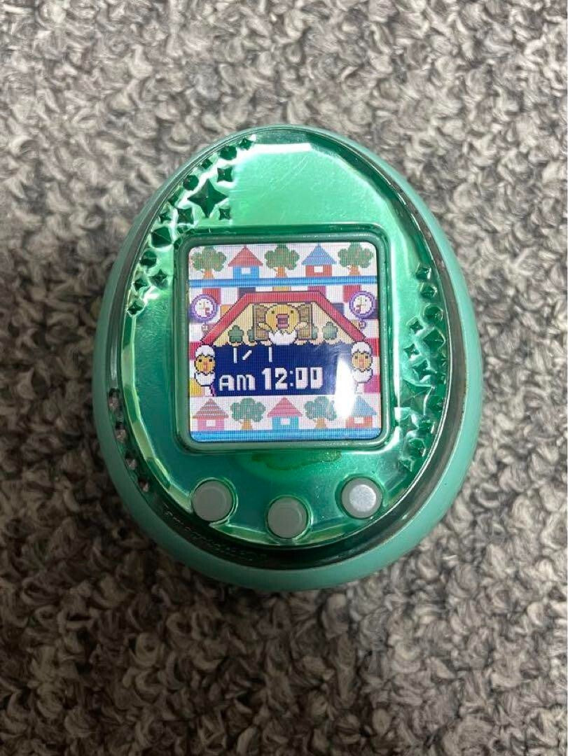 Tamagotchi iD L Version Green Color Model Premium Bandai Japanese games 2011