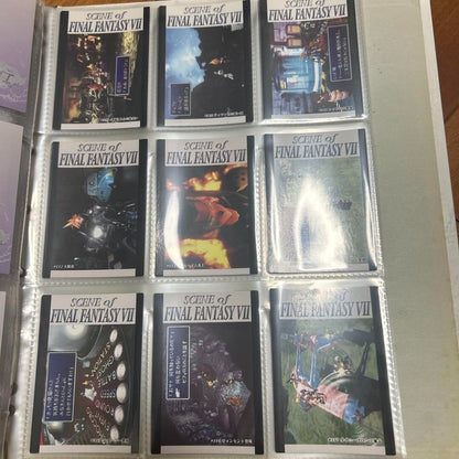 Final Fantasy VII Carddass Masters Complete Set of 140 Cards with Binder Bandai