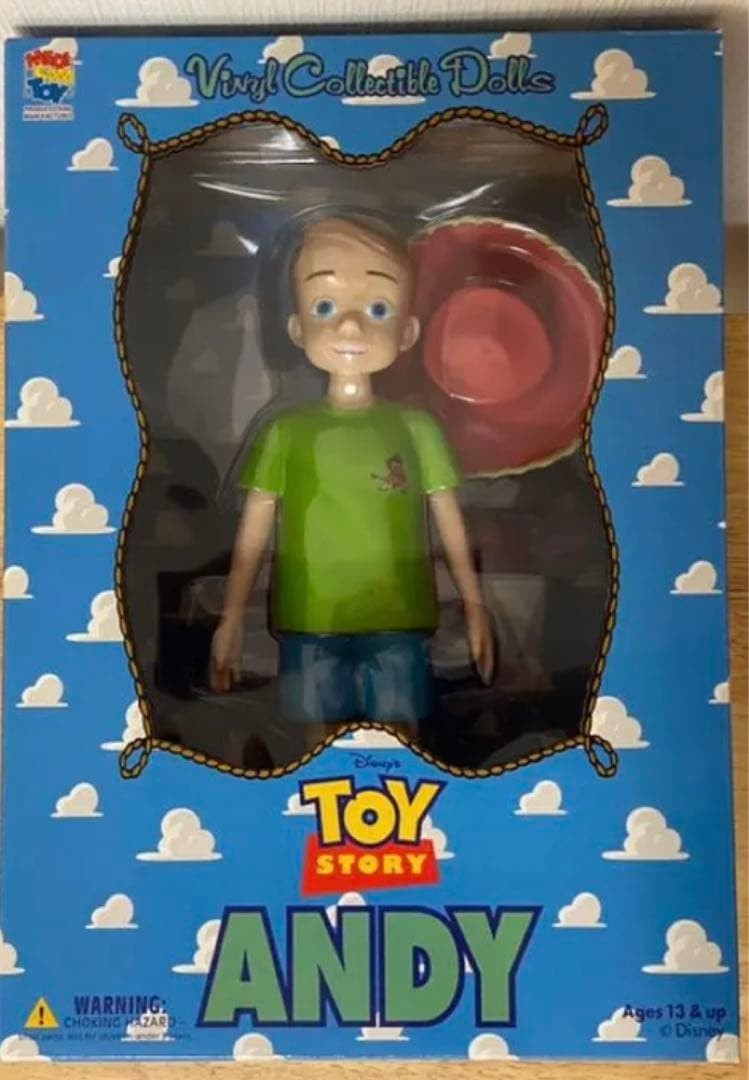 Toy Story Vinyl Collectible Dolls Figure Andy Hobby Disney Pixar Medicom Toy