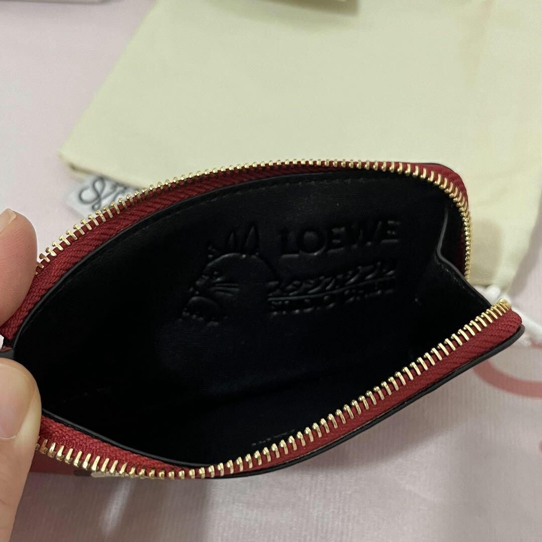 LOEWE Studio Ghibli Spirited Away Collaboration Kaonashi Coin Card Case wallet