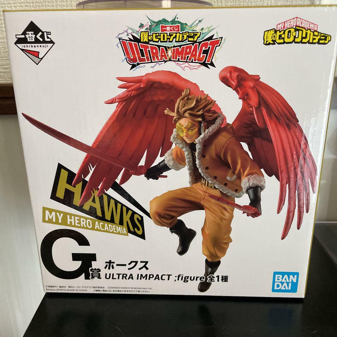 My Hero Academia Hawks Action Figure Ichiban Kuji Prize G Ultra Impact Bandai - photo 3
