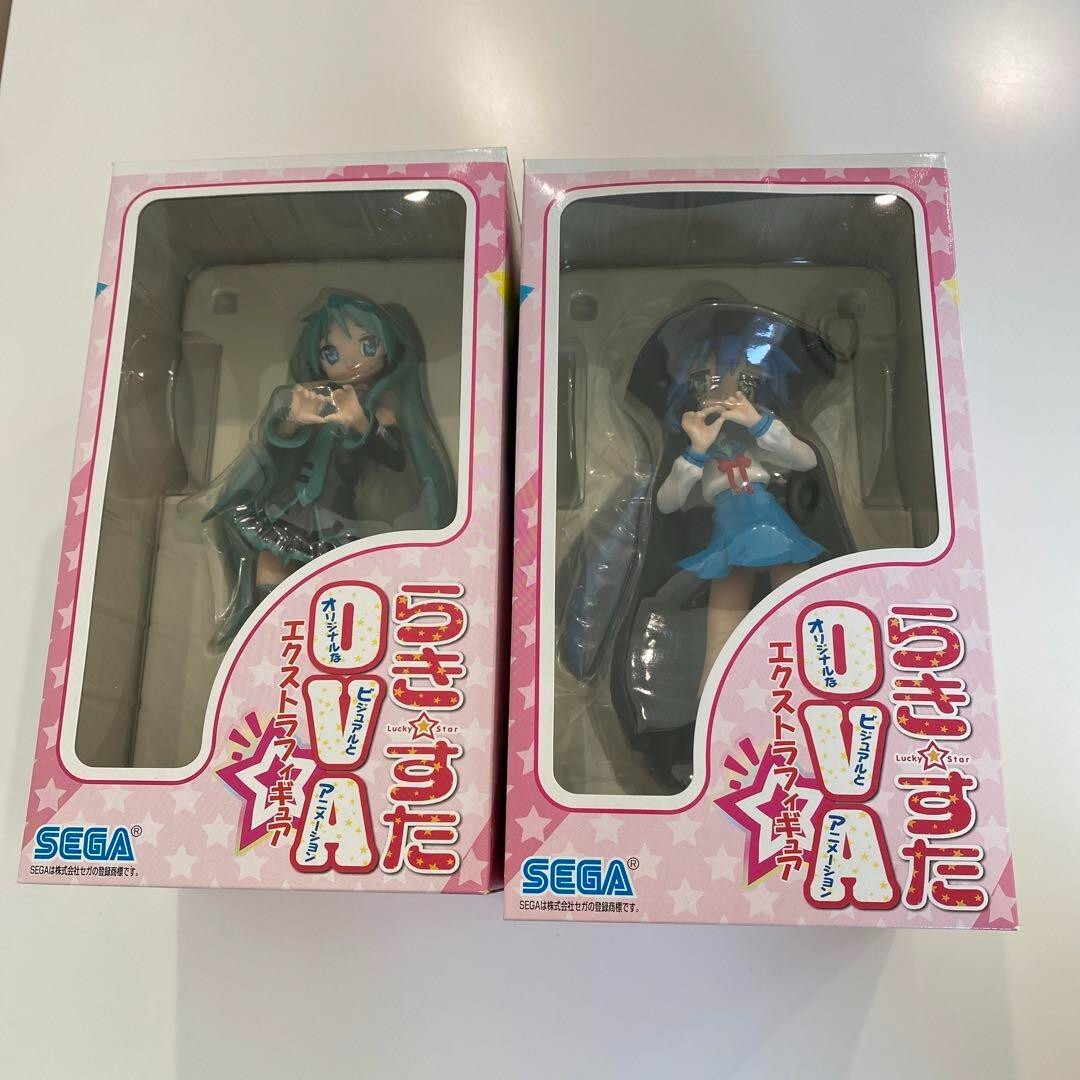 Lucky Star Kagami Hiiragi Konata Izumi OVA Extra Figure Amusement limited SEGA