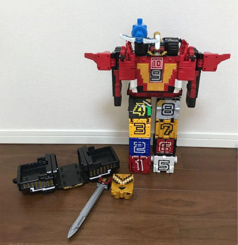 POWER RANGERS Zyuohger DX Wild Tousai Dodeka King Megazord Cube Action Figure