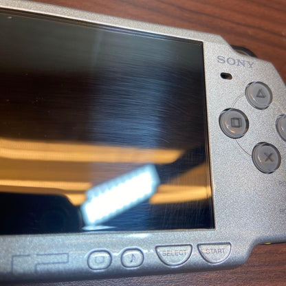 PSP 2000 Final Fantasy 7 Crisis Core Limited Edition 10th Model Silver Console