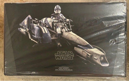 Star Wars The Clone Wars Commander Apo &amp; BARC Speeder 1/6 Figure HOT TOYS TMS077