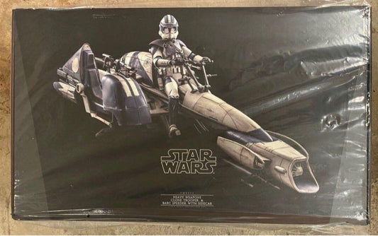Star Wars The Clone Wars Commander Apo &amp; BARC Speeder 1/6 Figure HOT TOYS TMS077