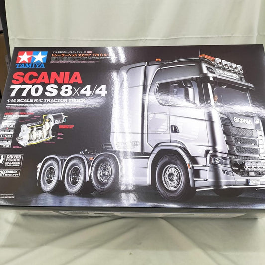 1/14 SCALE RADIO CONTROL TRACTOR TRUCK SCANIA 770 S 8x4/4 Model Kit 2023 TAMIYA
