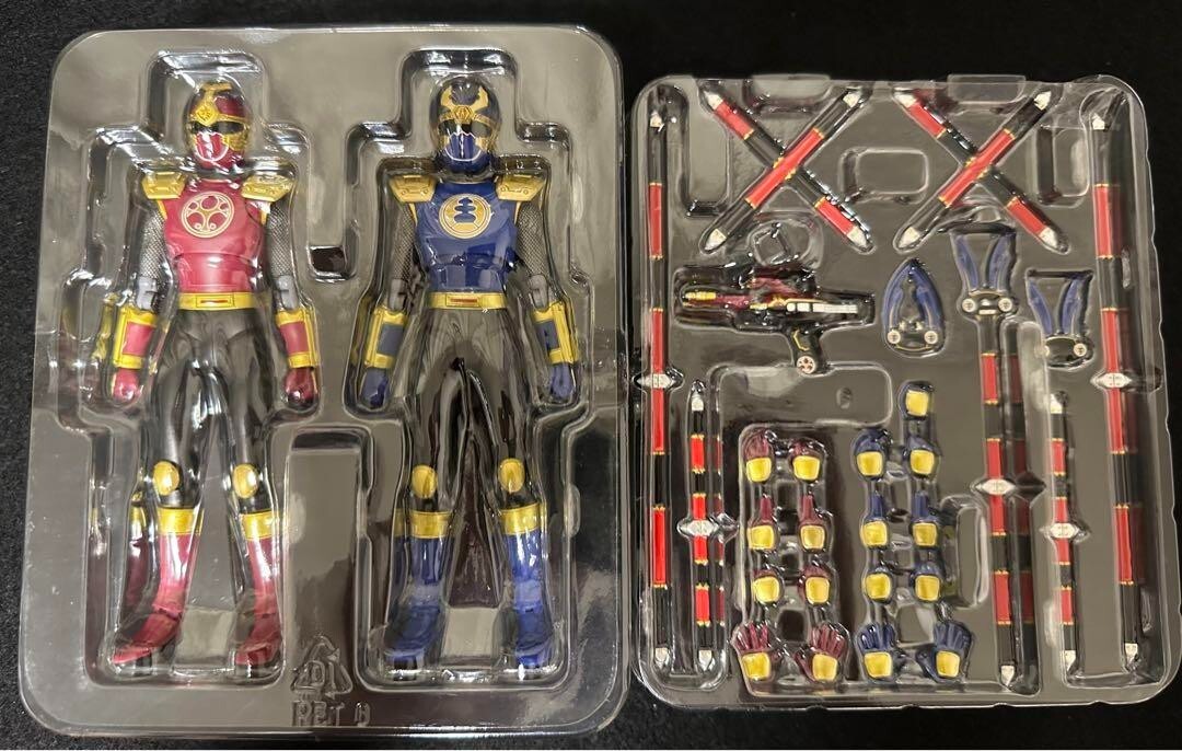 Nimpu Sentai Hurricaneger DX S.H. Figuarts Full set Acton Figure 2013 BANDAI
