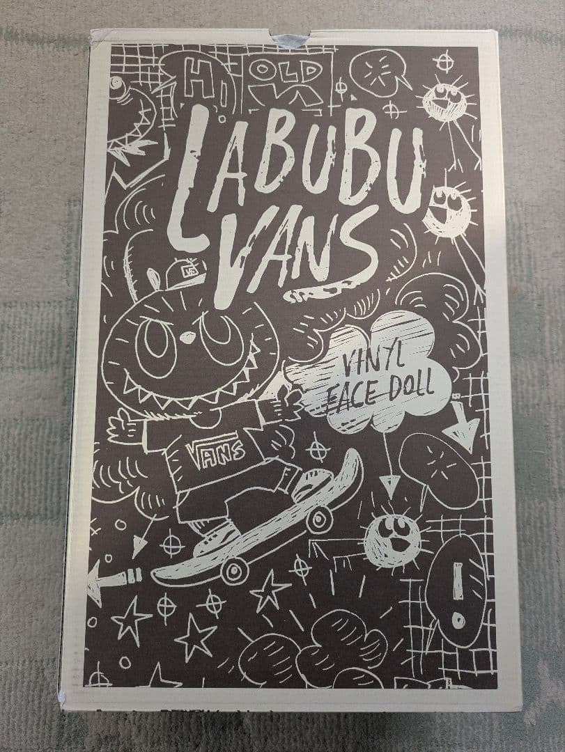The Monster LABUBU VANS Oldskool Vinyl Plush Doll POPMART 2023 Hobby Toy Limited