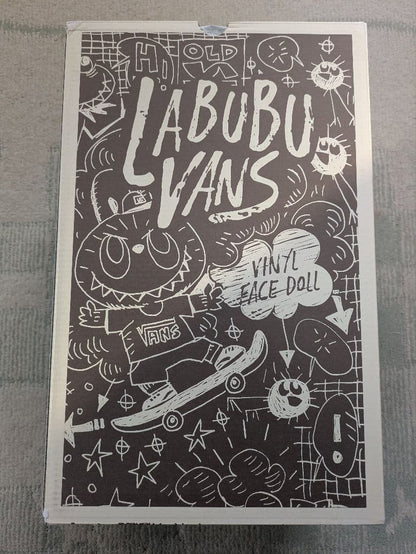 The Monster LABUBU VANS Oldskool Vinyl Plush Doll POPMART 2023 Hobby Toy Limited
