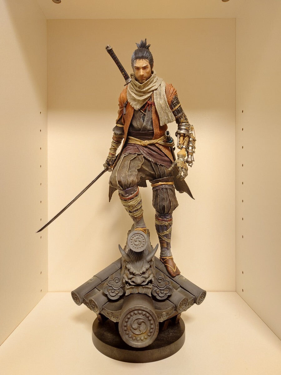 Statue peinte SEKIRO SHADOWS DIE TWO WOLF 2020 Gecco ABS PVC 15,7 pouces