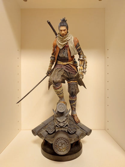 Statue peinte SEKIRO SHADOWS DIE TWO WOLF 2020 Gecco ABS PVC 15,7 pouces