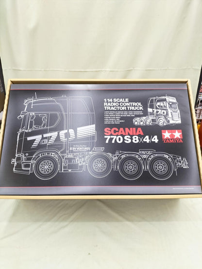 1/14 SCALE RADIO CONTROL TRACTOR TRUCK SCANIA 770 S 8x4/4 Model Kit 2023 TAMIYA