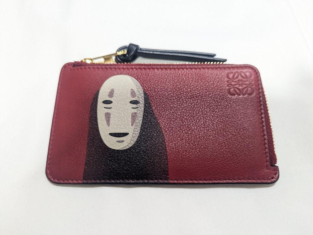 LOEWE Studio Ghibli Spirited Away Collaboration Kaonashi Coin Card Case wallet