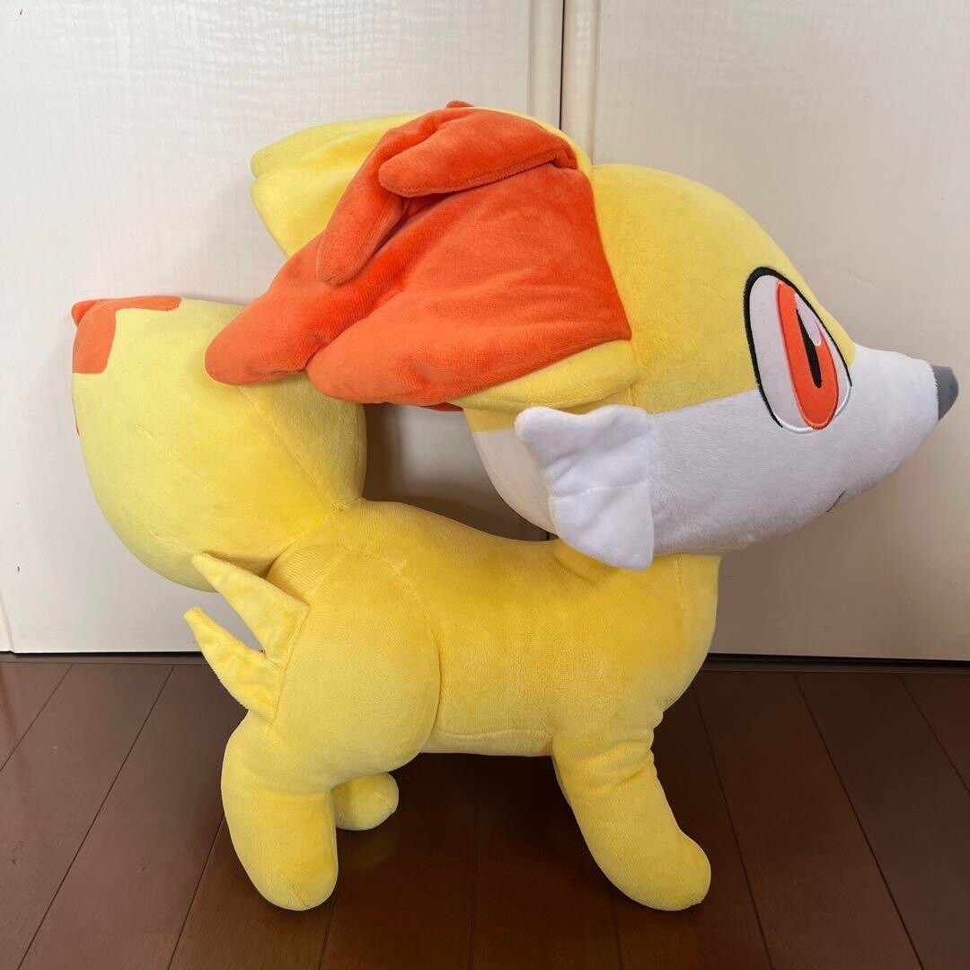 Pokemon Center Original Limited Fokko Fennekin Life-size Stuffed Toy Plush Doll