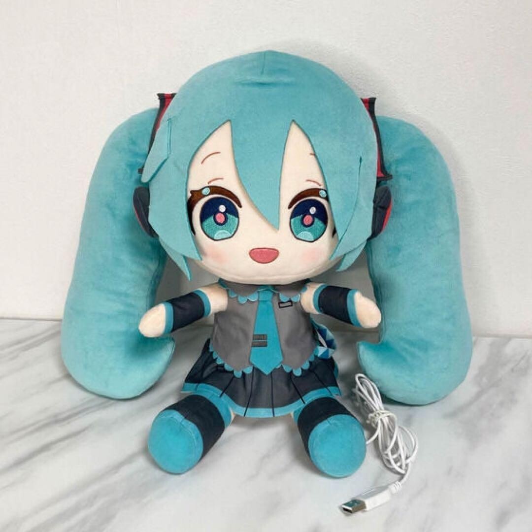 Vocaloid Hatsune Miku Warm Plush Built-in heater USB BANDAI Namco Charanics - photo 3