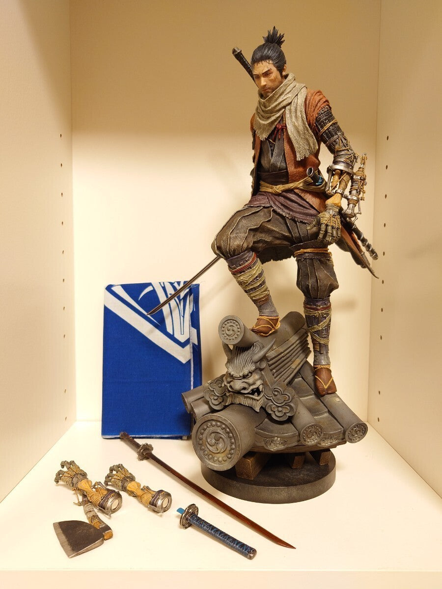 Statue peinte SEKIRO SHADOWS DIE TWO WOLF 2020 Gecco ABS PVC 15,7 pouces