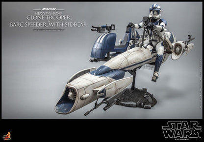 Star Wars The Clone Wars Commander Apo &amp; BARC Speeder 1/6 Figure HOT TOYS TMS077