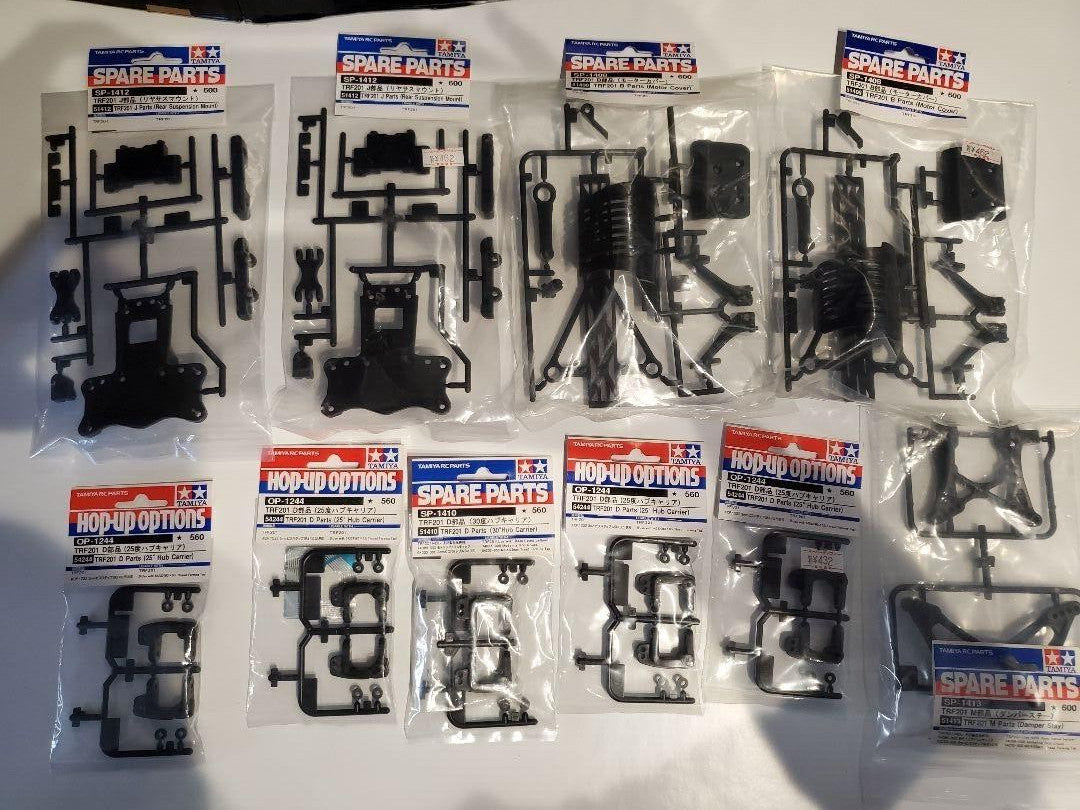 1/10 SCALE R/C 2WD HIGH PERFORMANCE OFF ROAD RACER TRF201 CHASSIS KIT TAMIYA