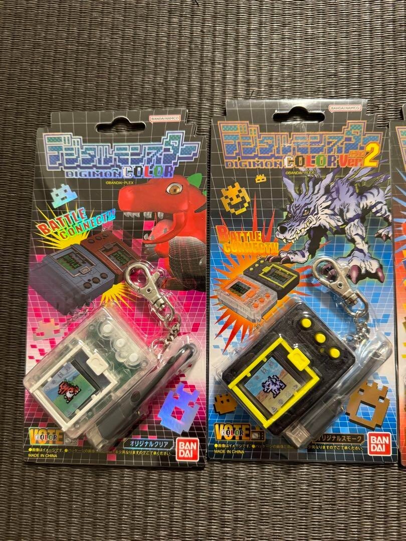 Digimon Color Black Purple Red Green Digimon Color 1 2 3 4 5 full Set BANDAI