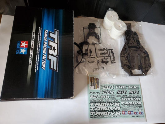 1/10 SCALE R/C 2WD HIGH PERFORMANCE OFF ROAD RACER TRF201 CHASSIS KIT TAMIYA